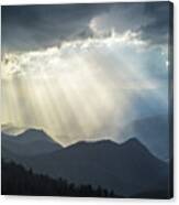 Blue Ridge Parkway Nc Harvest Of Light Canvas Print