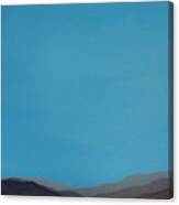 Blue San Jacintos Canvas Print