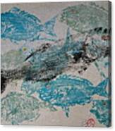 Bluefish Delight - Lunchtime Canvas Print