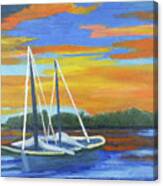 Boat Adrift Canvas Print