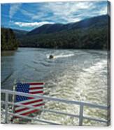 Boating On The River Canvas Print