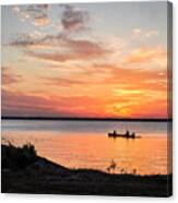 Boating Sunset Canvas Print