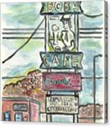 Bob's Cafe Canvas Print