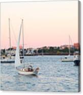 Boston Harbor View Canvas Print