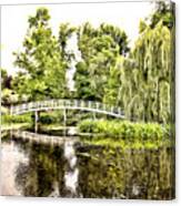 Botanical Bridge - Monet Canvas Print