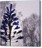 Bottle Tree And Fog Canvas Print