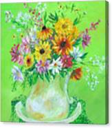 Bouquet By May Villeneuve Canvas Print