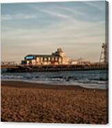 Bournemouth Pier At Sunset Canvas Print