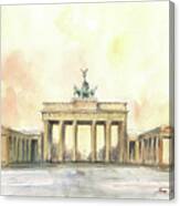 Brandenburger Tor, Berlin Canvas Print