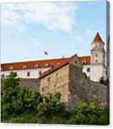 Bratislava Castle Three Canvas Print