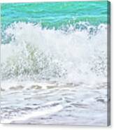 Breaking Waves Vilano Beach Canvas Print
