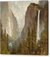 Bridal Veil Falls. Yosemite Valley Canvas Print