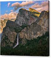 Bridalveil Falls From Tunnel View Canvas Print