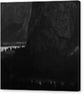 Bridalveil Falls Over Yosemite Valley Canvas Print
