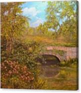 Bridge At Minterne Canvas Print