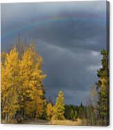 Bridger Teton Rainbow Canvas Print