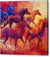 Bring The Mares Home Canvas Print