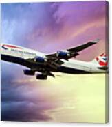British Airways Boeing 747-400 Canvas Print