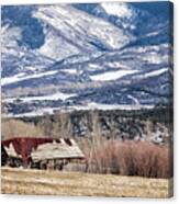 Broken Barn Canvas Print