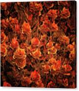 Bronze Roses Canvas Print