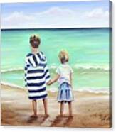 Brother And Sister Canvas Print