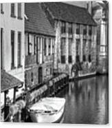 Brugge Canal Canvas Print