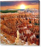 Bryce Canyon's Inspiration Point Canvas Print
