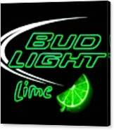 Bud Light Lime Edited Canvas Print