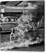 Buddhist Monk Thich Quang Duc, Protest Canvas Print