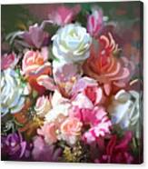 Bunch Of Roses Canvas Print