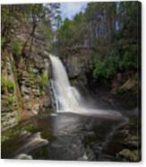 Bushkill Falls From The Gorge Canvas Print