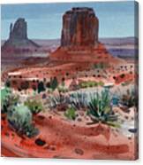 Buttes Of Monument Valley Canvas Print