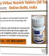 Buy Virbac Nutrich Tablets Online, Delhi, India Canvas Print