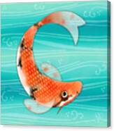 C Is For Cal The Curious Carp Canvas Print