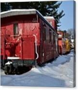 Caboose From The Past Canvas Print