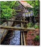 Cades Cove Grist Mill In The Great Smoky Mountains National Park Canvas Print