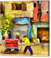 Cairo Street Snapshot Canvas Print