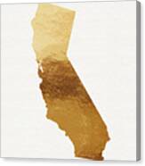 California Gold- Art By Linda Woods Canvas Print