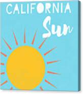 California Sun- Art By Linda Woods Canvas Print