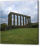 Calton Hill And The National Monument Of Scotland Canvas Print