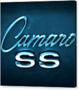 Camaro S S Emblem Canvas Print