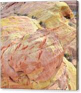 Candy Colored Sandstone In Valley Of Fire Canvas Print