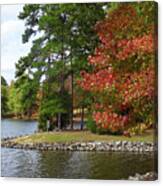 Cane Creek Park In October Canvas Print