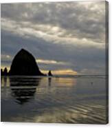 Cannon Beach Reflections Canvas Print