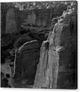 Canyon De Chelly I Bw Canvas Print