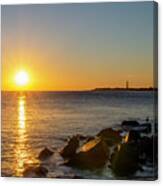 Cape May Cove At Sunset Canvas Print
