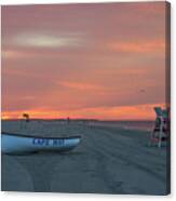 Cape May - Red Skies Canvas Print