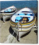 Capri Fishing Boats Canvas Print