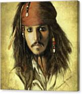 Captain Jack Sparrow Canvas Print