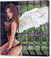 Captured Angel Canvas Print